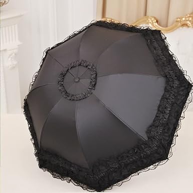 Travel umbrella folding anti-ultraviolet princess lace parasol sun umbrella for ladies and girls