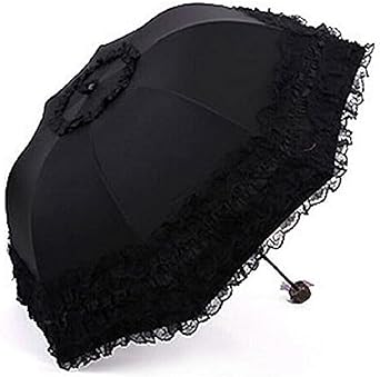 Travel umbrella folding anti-ultraviolet princess lace parasol sun umbrella for ladies and girls
